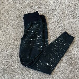 Puma Black Space-Streak Leggings